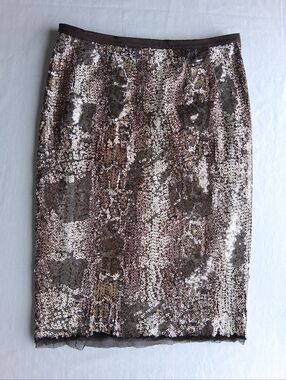 Byron Lars beauty mark Skirt sequin pencil Women's Size 4